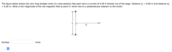 The figure below shows two very long straight wire