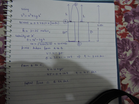 h+80 21.25 meter VA2xlox 225 20.61m from b to C tal time E 6.56从