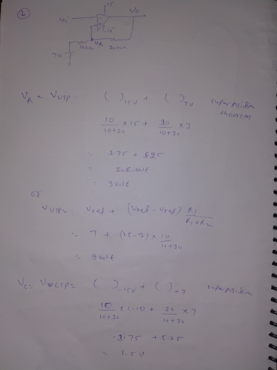 10kn 3olan 70 VUTP R + ? U super position theorem X ist 10+30 BO X7 10+30 3.75 + $95 5.5 volt gvolt VUIP Voeft (Used-ured) R
