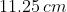 I1.25 cm ст