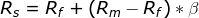 Rs = Rp + Rm-RF)*3