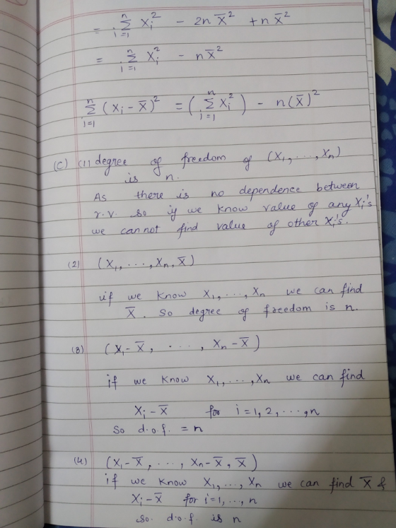 2 n x n(x) 」리 doro-一44 thene is no endence between knowYalues value cue we can not we now degie e Xn we can find (X,文 if we (4) Know 1,.. , Xn we can find X ー 2 ->스 2 5