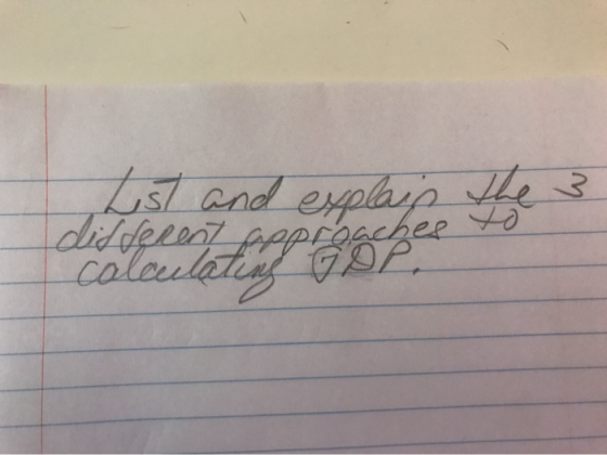 List and explain