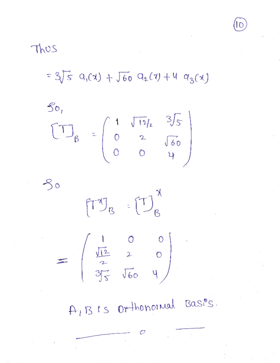 Thos = 355 a, (x) + 560 02 (2) + U 93(a) C J12/2 355 1 21 7777 B 375 Too 4 Albis Ortho normal Basos.