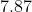 7.87