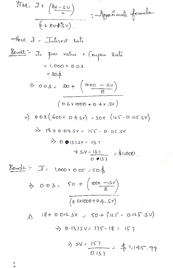 Tim. It (Rw=su) Apponimale formula 6.6 Ruftsv). Here. , Iulisest sale Boudt :- I pas value & Coupon haté z1,0000.03 = 30$ » 0