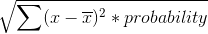 Σ α – )2 και probability