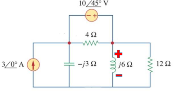10/459 V 4Ω 3/0° Α) +-j3 Ω εj6Ω ΚΑΙ 12 Ω