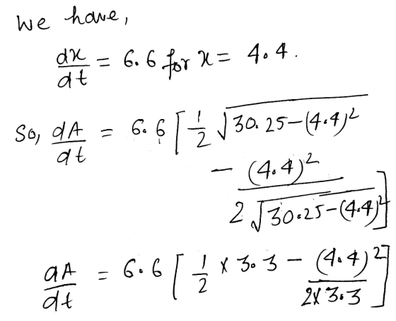 we have, de pe = 6.6 for X= 4.4. So, dA = 6.6 | Ž 130. 25-(4.472 - (4.4)2 2530-25-(4-4) = 6.6 [ 1 x 3o 3 - (4.4) 27 2x303 aA