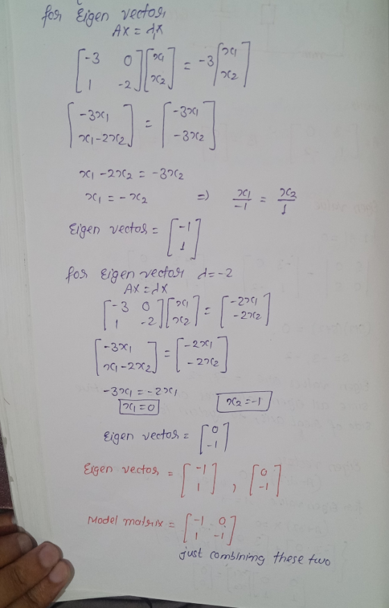 ign つcr -3 122 -3지 2C2 -32 -3202 2C1-222 2C12 Eigen vectos: 1.1 22C 2202 2 ]02 -27c1 -202 -3지 202 eigen vetos, z 「。 Model mai