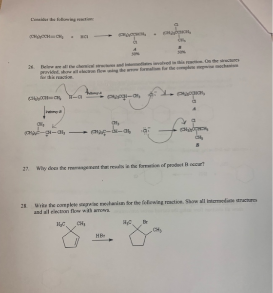 Consider the following reaction: CHỊCCH=CH • HẢI , CHECHCH + CH2CHCH SON SOR 26. Below are all the chemical structures and in