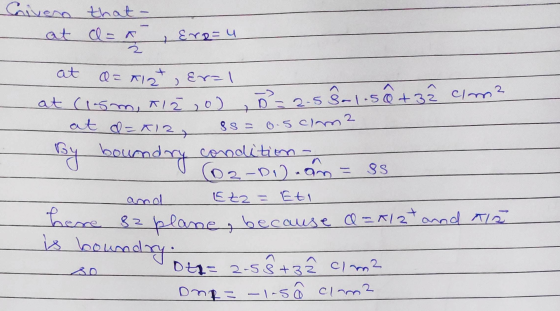Crivenn that- at d= r ErD=4 to at Ŝ-1.5@+32 cim? at (1-5m, A12 ,0) at d=x)2t 88= 0.5 cim2 boundry conditim- (02-D1).am = 8s E
