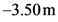 -3.50 m
