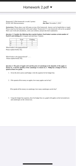 Homework 2.pdf - Der w ywy On The r a dested the quantity of the pred the two ther web 18 2. The words all his may apples, ho
