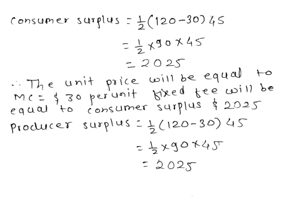 Consumer surplus 」(120-30) 4S 2. 2 tee oi be unit bxe d ummer surplus 2025 る0 perunl aa to Consumer surplus 202S 202S