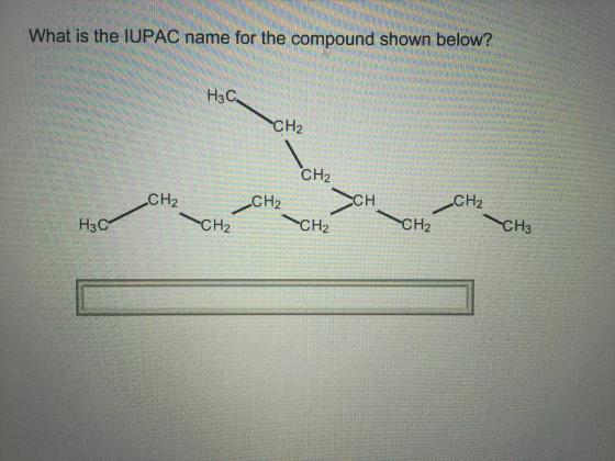 Name the Compound and Alkyne: