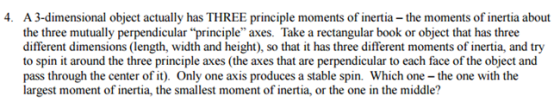 A 3-dimensional object actually has THREE principl
