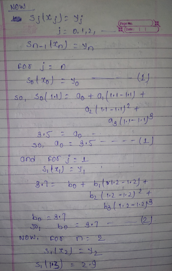 NOW Page No. sjlx ; J = Vj j = 0, 1, 2, Snailan) = YA Date: To for jo Solxo) (11 so, Soltol) = a + a, (1.1-111) + az 111-1117
