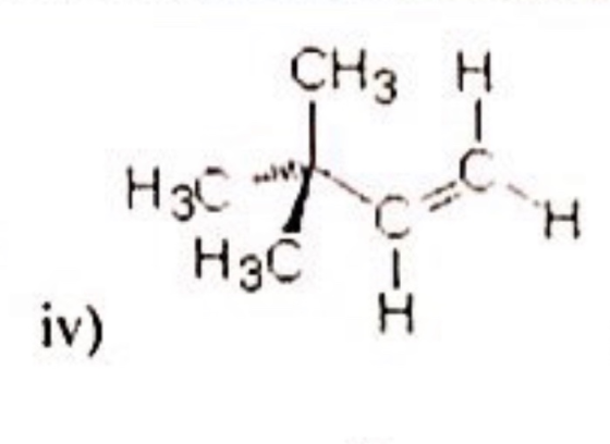 CHa H H3C iv) IV