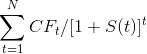 ΣCFl/(1 + S(1)] Σ