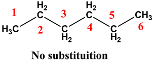 H2
H2
C.
1
3
CH3
6
4
C
H3C
C
2
H2
H2
No substituition
శలీల్ల
