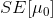 SE[\mu _0]