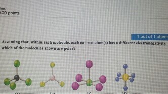 Assuming that, withal each molecule each colored a