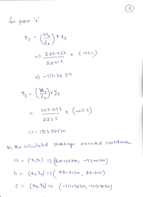 3 3 36 3 fy 225-693 X (-o 2-5) -)-Ίδ3.sosm so, the Calcealated Shtkage eckd Coordinat (4,1)-) (-111.363m-1 c 3-sos