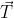 \vec{T}