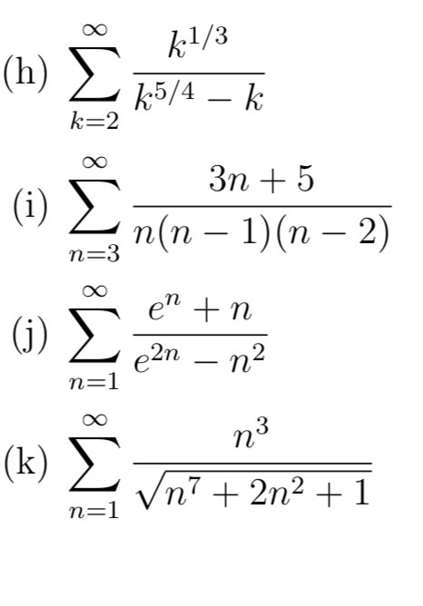 1/3 65/4 - k=2 83 84 85 8 - 3m +5 - n(n – 1)(n – 2) n=3 XO en tn | - n n=1 n? (๒) 1 มี n+ 2n2 +1 mel