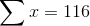 Στ = 116