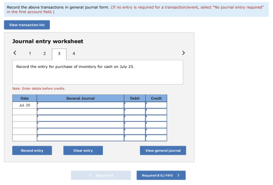 Record the above transactions in general journal form. (If no entry is required for a transaction/event, select No journal e