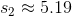s_2\approx 5.19
