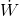 \dot{W}