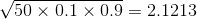 V50 × 0.1 × 0.9 2.1213