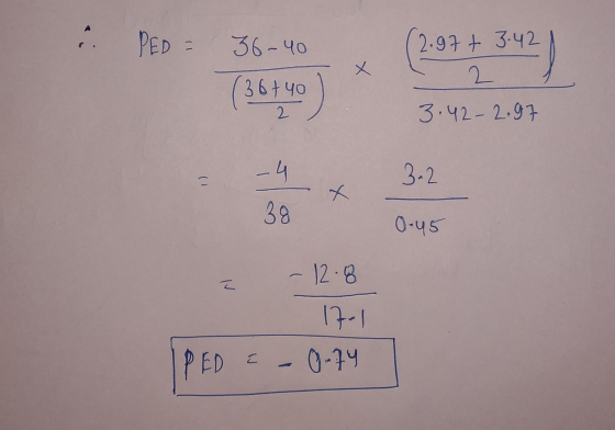 PEDE 36-40 2.97+ 3.42 2 3:42) Х (36 +40 2 3.42-2.97 -4 3.2 x 38 0-45 - 12.8 Z 17-1 0-74 PED :