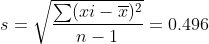 Στί – Τ)2 V - η -1 = 0.496