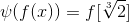 vf(x) = f[V2