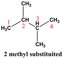 CH3
3
CH3
4
.CH 3
2
Hас
CH3
2 methyl substituited
