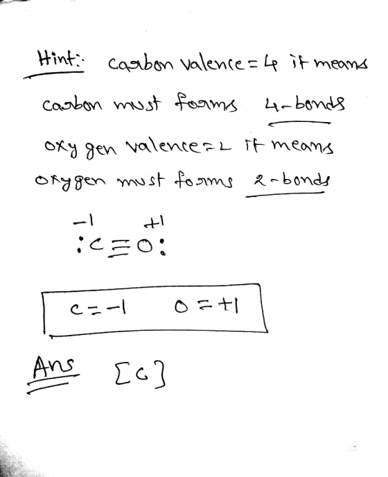 Hint: cabon valente Le it meoma
