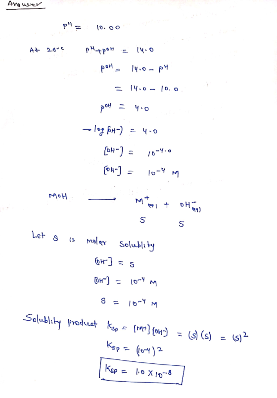 Ang ue РH o. o o PHtpon At 26C рен 4.o-0. o poy 4 0 76-y.0 lo-ч м MOH S Let s melar Solubliy он] 5 COH- 6AY M S = Solubliy pr