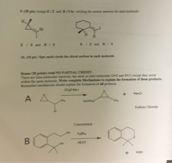 S E IZad RISgcating the a n imalesale E IZ RIS EZ RIS L e Spes each ide the chil carbon in each molecule. Bos s a NO PARTIAL