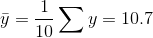 Ο – Συ= 10.7