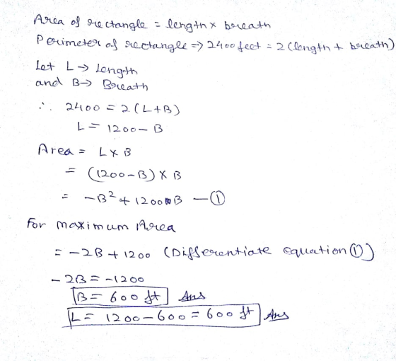 Area= LXB 2