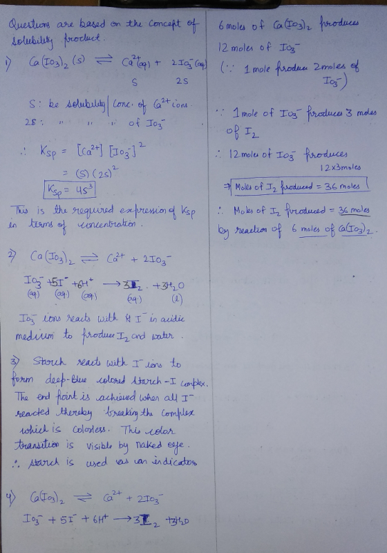 Queiturs are based an the Concaft o 6 mols of atos) roducs Laubiuty frocuct caa) Ca (tos2 (s) 12 moles of Io 2 T (a 1 mole Ar