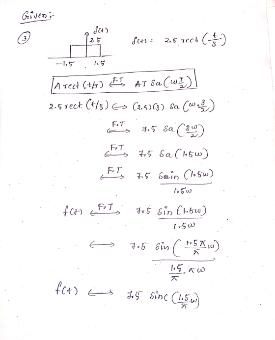 Giveni DC) 125 1. Sti= 205 rect ( +/- 2) -1.5 106 T Arect (th] ET AT Sa (WI) 2.55eck (+13) > (2.4)(3) sa (web) ETA 7.5 sa ca