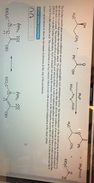 Ph3P CH3 Ph H3C H3C Eto2C The Fischer esterification reaction synthesizes an ester via a nucleophilic acyl substitution react