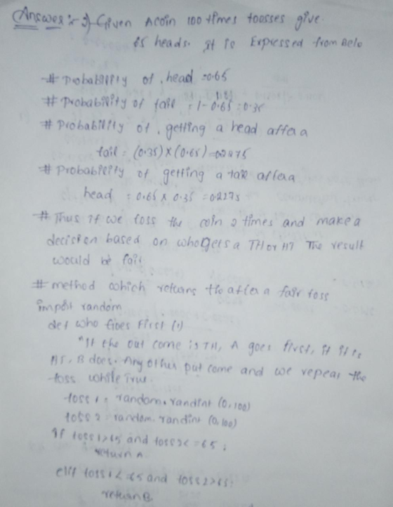 Probabf1??y of letting ata allaa head o6s 3 0417 dlecisf en bases on whogetsa TH o eYesul tos 1 and fore65