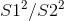 S1^{2}/S2^{2}