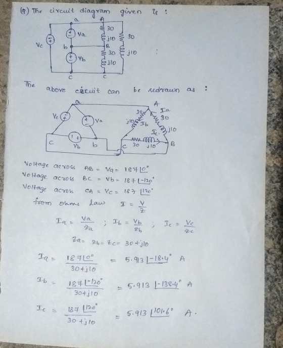 a 30 30 Vc B Kuinilo The circuit diagram given is : va Ejlo $30 € jio EjlO The cijenit be redrawn A Mb с above can . ag 303 V